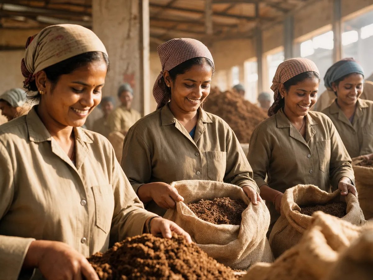 Women workforce at MSAF Organics — the backbone of our company
